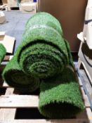 5 Rolls Various Sized Faux Grass