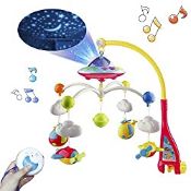 RRP £26.89 Mini Tudou Musical Baby Crib Mobile Toy with Lights and Music