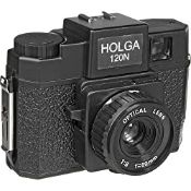 RRP £32.99 Holga 120N Medium Format Film Camera Plastic Lens Black Body
