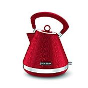 RRP £37.91 Morphy Richards Vector Pyramid Kettle 108133 Traditional Kettle Red