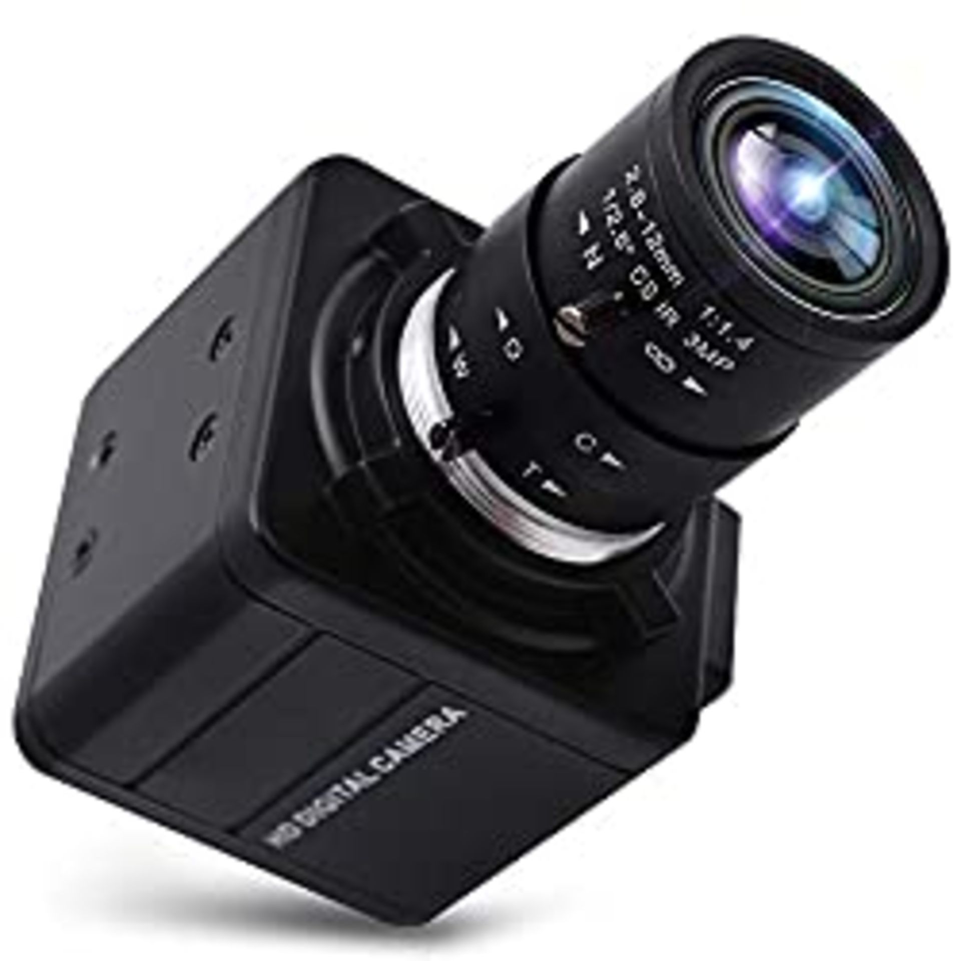 RRP £98.99 SVPRO 4K Ultra HD Webcam 2.8-12mm Varifocal Lens USB