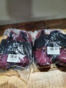 X 2 PAIRS MENS BURGUNDY SLIPEPR RRP £22Condition ReportAppraisal Available on Request - All Items