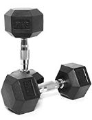 RRP £64.97 The Restored Hex Dumbbells - 2.5kg