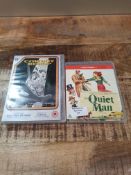X 2 ITEMS TO INCLUDE THE QUIET MAN AD COWBOY BEPOP DVDS