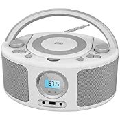 RRP £44.99 CD Radio Portable CD Player Boombox with Bluetooth