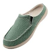 RRP £25.99 Mens Slippers with Arch Support