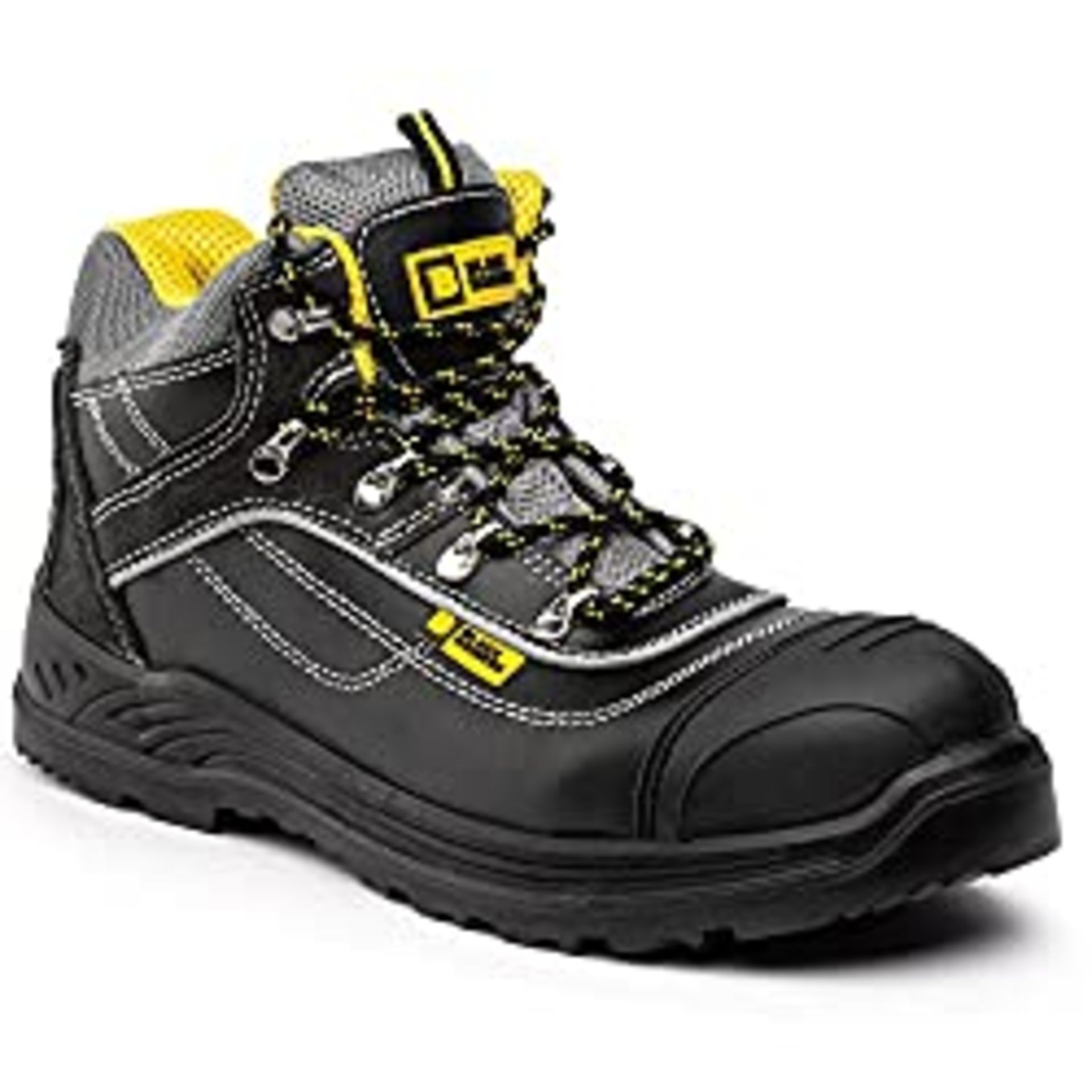 RRP £41.99 Black Hammer Mens Safety Boots Work Waterproof Shoes