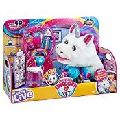 RRP £44.99 Little Live Pets 28863 Little Live RAINGLOW Unicorn Vet Set, NO Colour