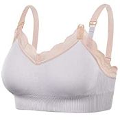 RRP £5.99 Tuopuda Maternity Bra Full Bust Seamless Nursing Maternity