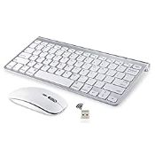 RRP £28.99 Wireless Keyboard and Mouse for Apple iMac Windows or Android (2.4G Wireless)