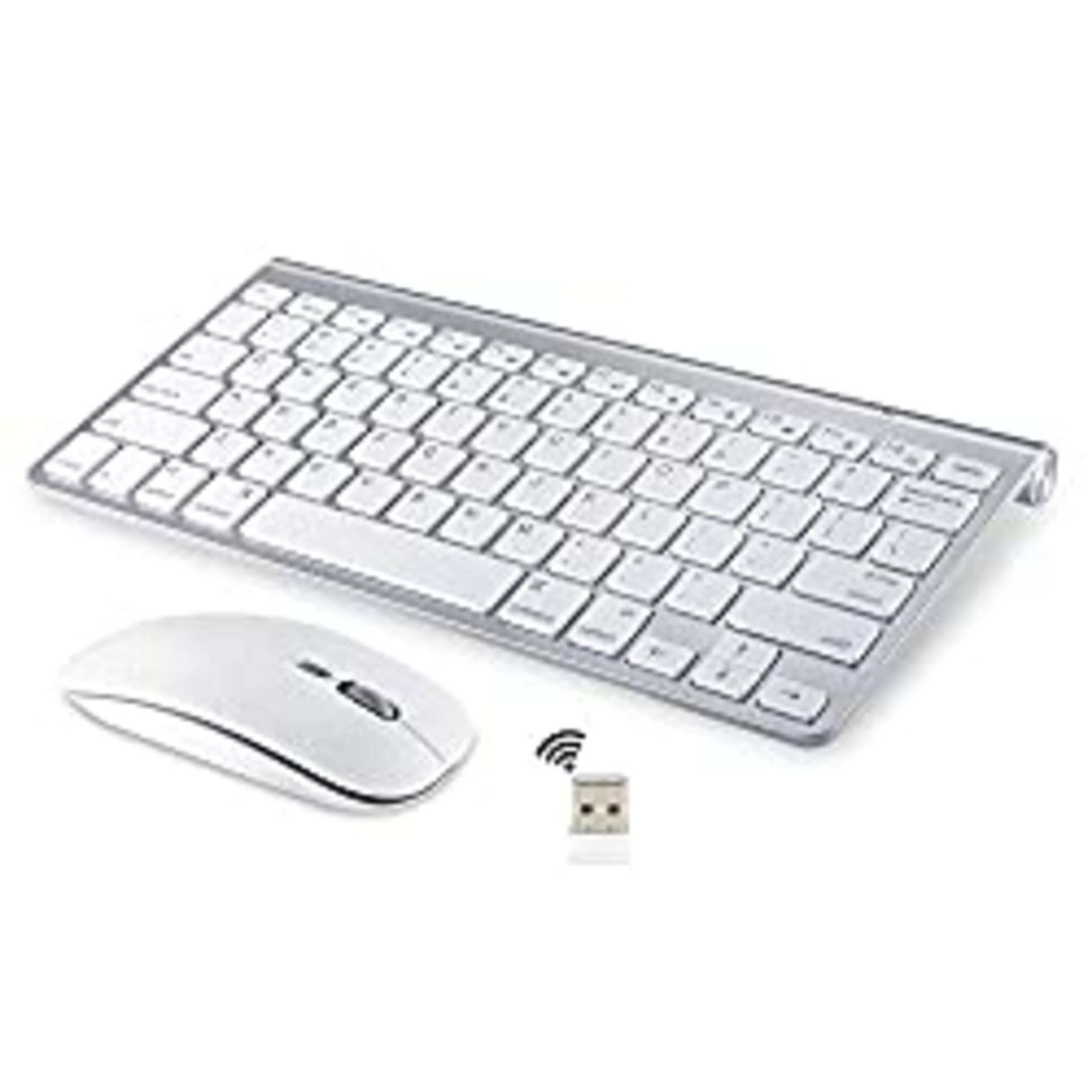 RRP £28.99 Wireless Keyboard and Mouse for Apple iMac Windows or Android (2.4G Wireless)