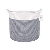 RRP £13.99 Wintao Cotton Rope Basket Large Woven Natural Bins