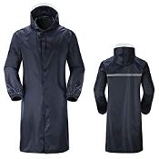 RRP £20.11 N NEWKOIN Raincoat Men Women Long Rain Jacket with