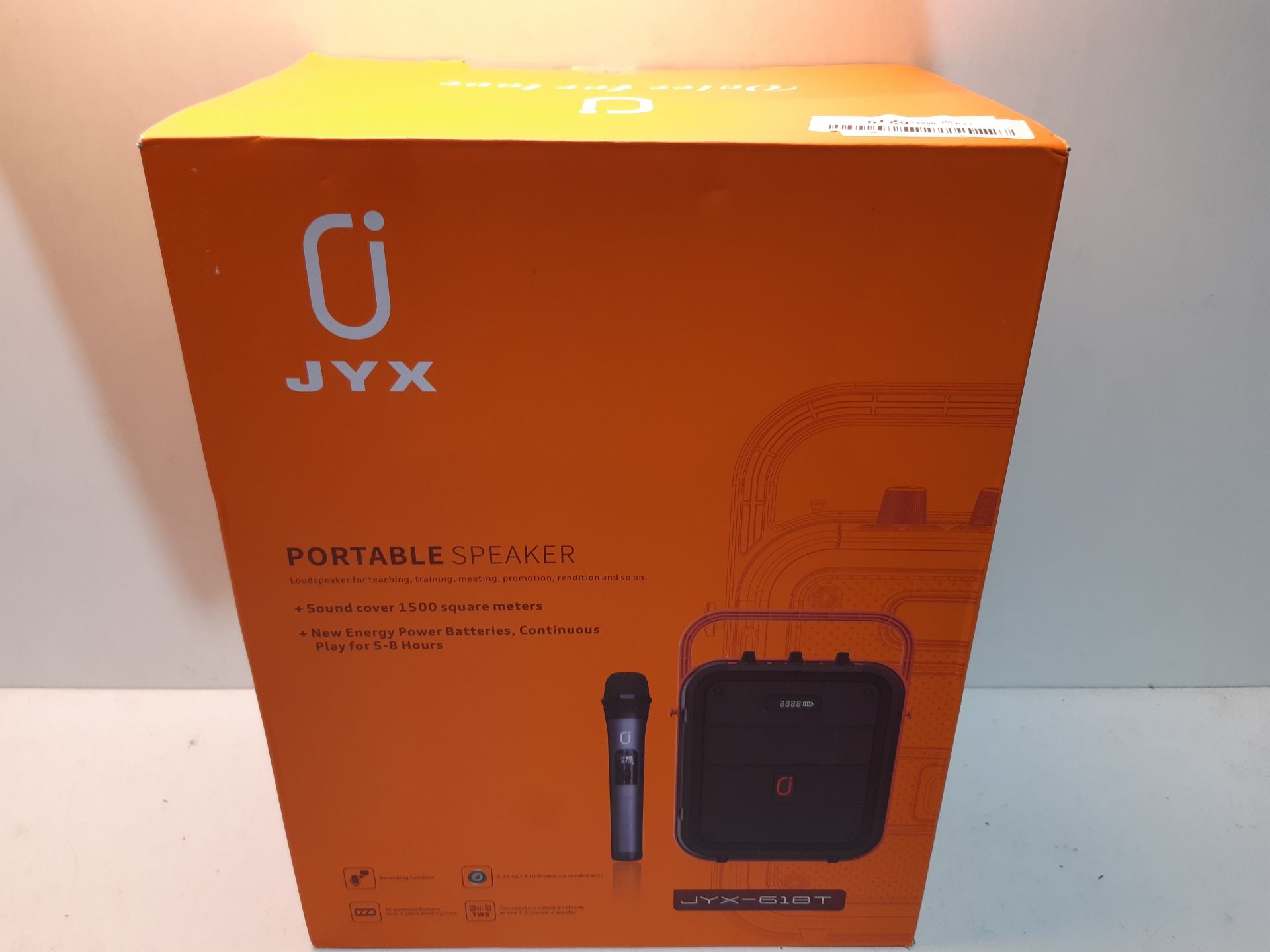 RRP £62.99 JYX Karaoke Machine with Wireless Microphone - Image 2 of 2