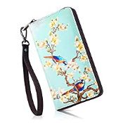 RRP £9.98 Designer Long Purses for Ladies Card Case for Womens