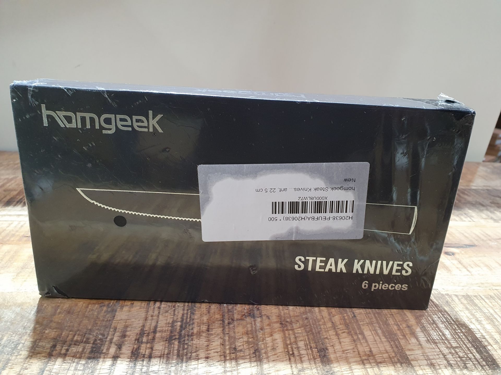 HOMGEEK STEAK KNIVES 6 PIECES RRP £34.99