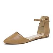 RRP £5.99 DREAM PAIRS Women's D'Orsay Pointed Plain Ankle Strap