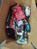 LARGE AMOUNT ASSORTED ITEMS TO INCLUDE INKS, WIRES, LABEL MAKER