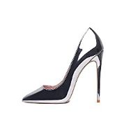 RRP £35.99 GENSHUO Women Fashion Pointed Toe High Heel Pumps Sexy