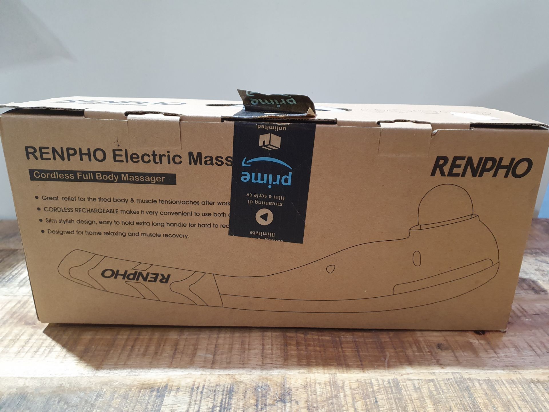 RRP £36.98 RENPHO Massager Rechargeable Cordless Handheld Massager - Image 2 of 2