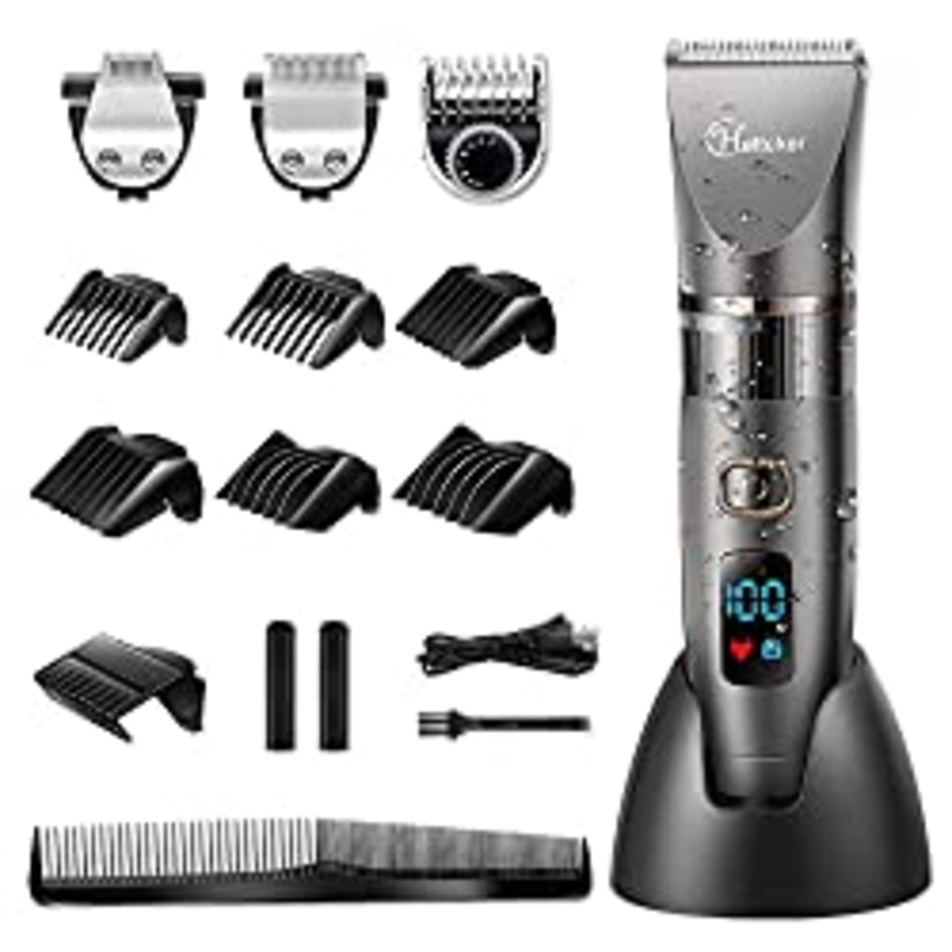 RRP £39.98 Hatteker Beard Trimmer Hair Clipper Professional Cordless