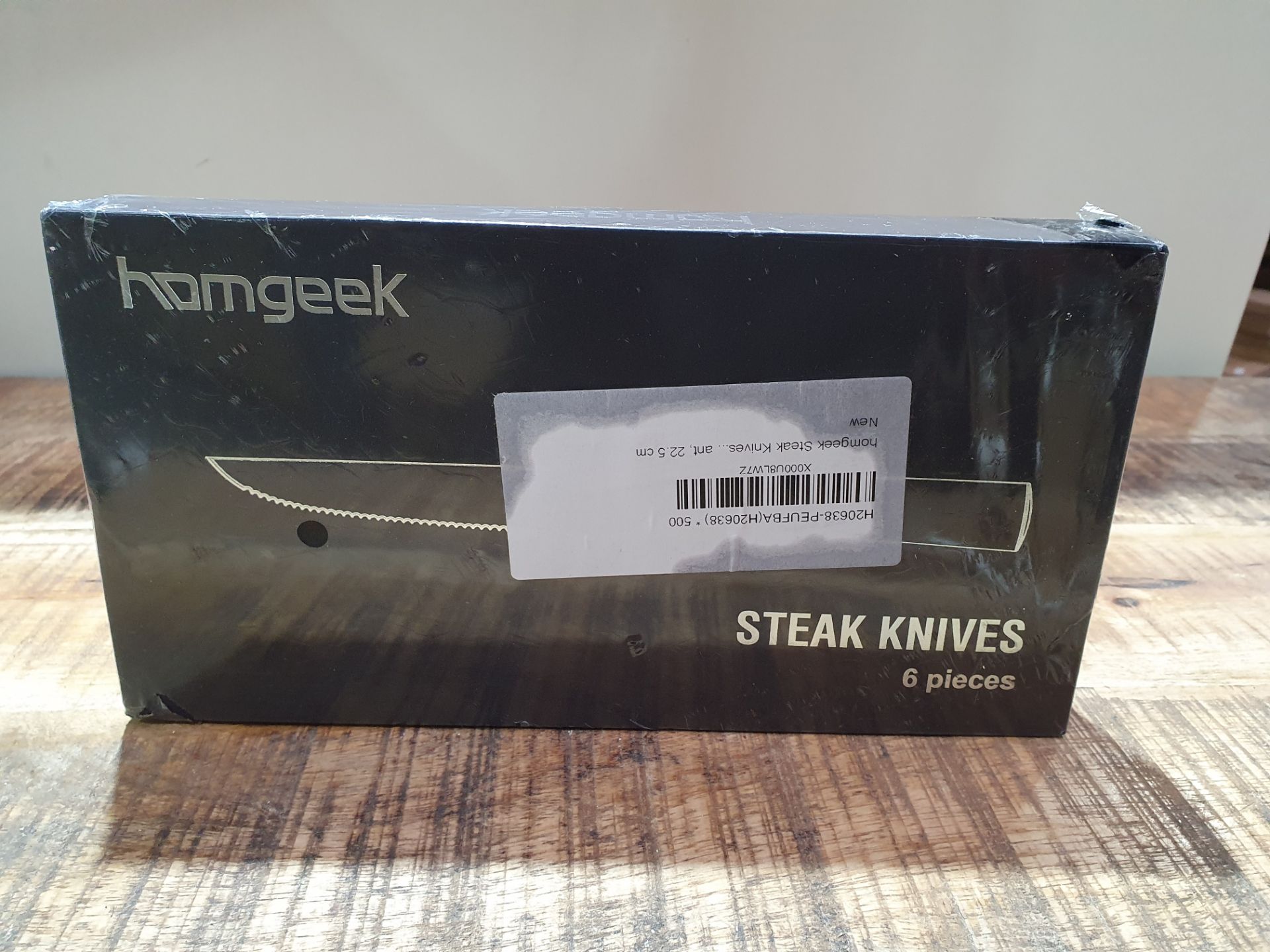 HOMGEEK STEAK KNIVES 6 PIECES RRP £34.99