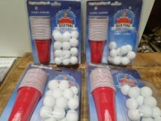 X 4 BEER PONG PARTY SETS