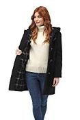 RRP £234.28 Original Montgomery Women's Classic Fit Duffle Coat with Horn Toggles