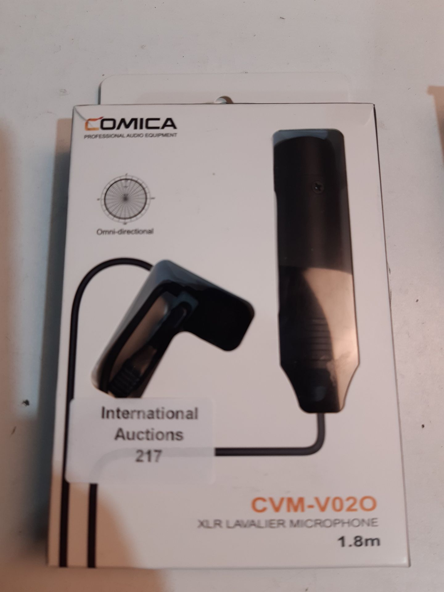 RRP £33.22 Comica XLR Lavalier Condenser Microphone - Image 2 of 2