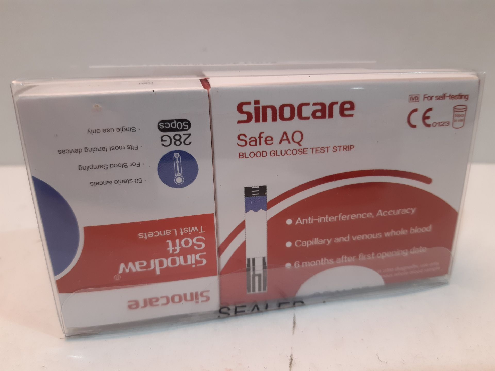 RRP £39.98 sinocare Blood Glucose Test Strips x 200 pcs - Image 2 of 2