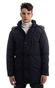 RRP £49.99 Y-Chromosome Men Puffer Parka Long Coat Winter Fashion