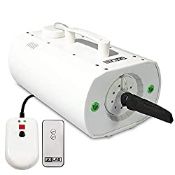 RRP £69.98 EM Snow Machine Storm III with Built-in Colour LED Lights