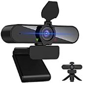 RRP £35.99 KIWI design 2K QHD Computer Webcam with Microphone and Privacy Cover
