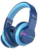 RRP £26.96 Bluetooth Kids Headphones over ear