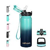 RRP £20.99 Stainless Steel Water Bottle Vacuum Insulated Bottle