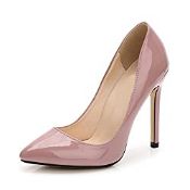 RRP £33.92 OCHENTA Women's Patent Leather Slip on Stiletto Dress