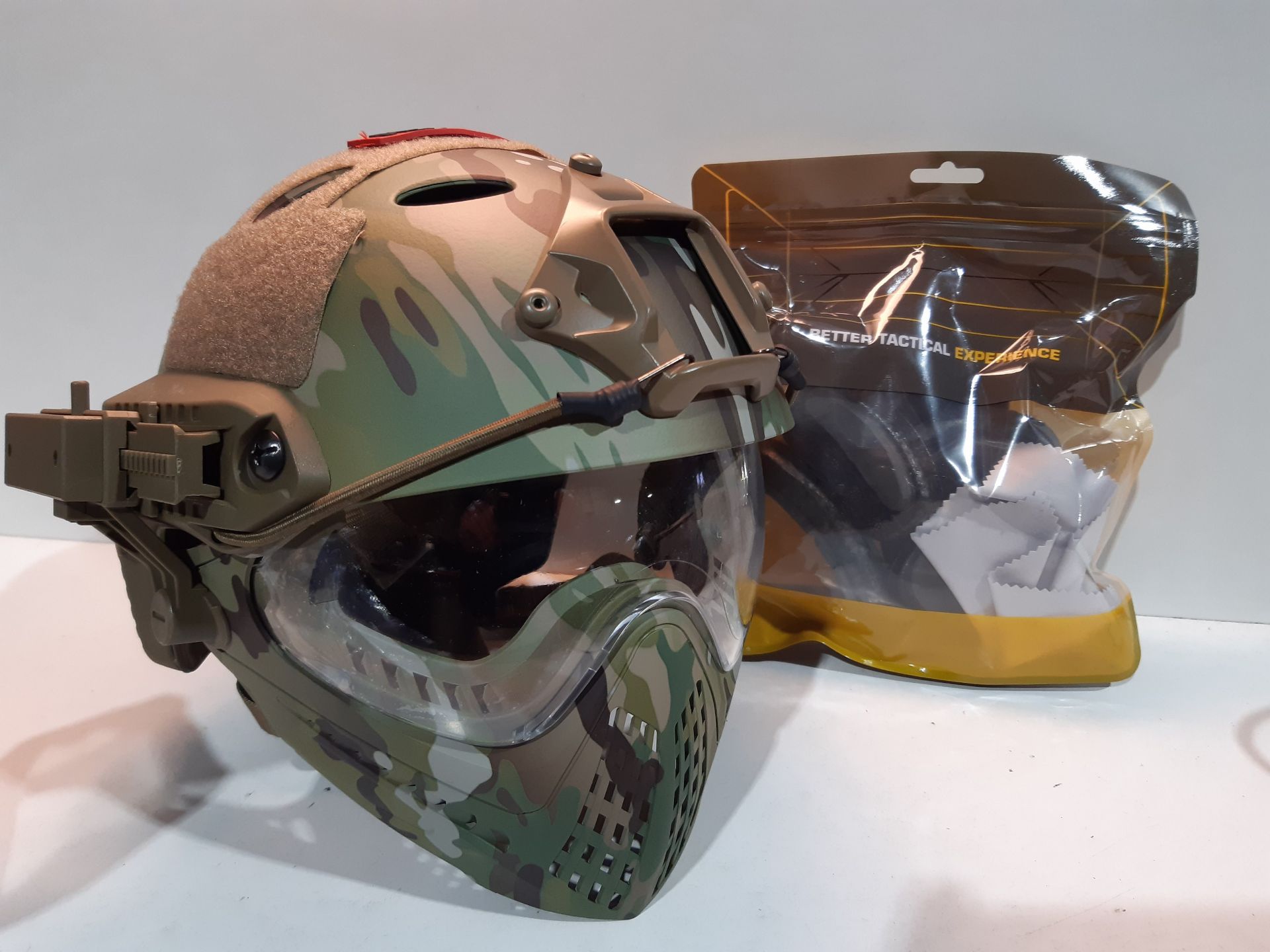 RRP £86.58 OneTigris Integrated Tactical PJ Helmet F22 with Removable - Image 2 of 2