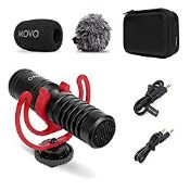 RRP £44.28 Movo VXR10-PRO External Video Microphone for Camera