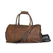RRP £58.98 Leather Duffel Bag