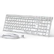 RRP £29.99 iClever GK03 Wireless Keyboard and Mouse Combo