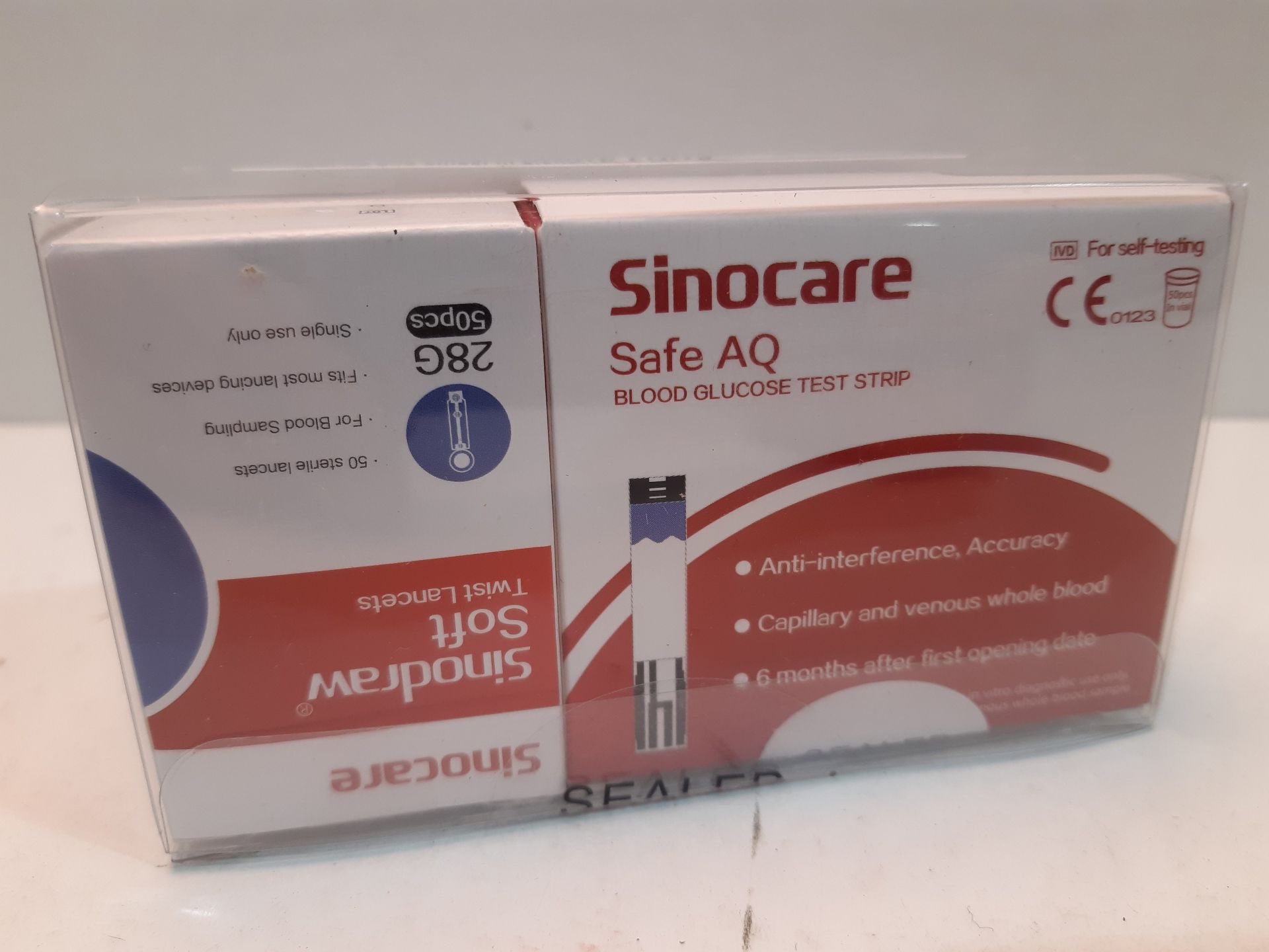 RRP £39.98 sinocare Blood Glucose Test Strips x 200 pcs - Image 2 of 2