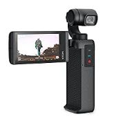 RRP £199.00 Inov8 Moza Moin 4K Pocket Camera 3-Axis Gimbal Stabiliser