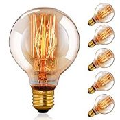 RRP £16.99 Vintage Edison Light Bulb