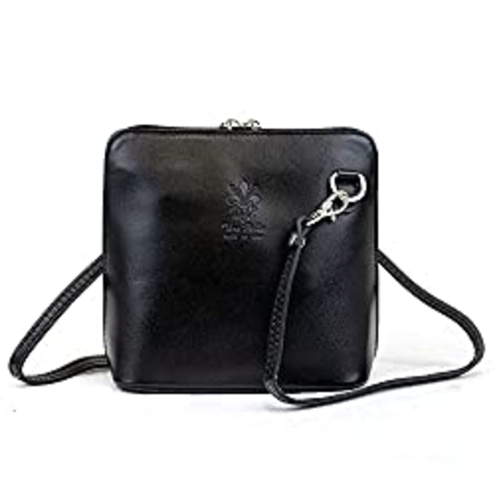 RRP £18.98 Small Vera Pelle Handbag Genuine Leather Cross Body