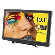 RRP £104.99 Portable Monitor ELECROW 10.1 Inch CCTV Monitor 1920x1080