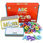 RRP £18.98 Curious Columbus Flashcards and Foam Letter Set. 26