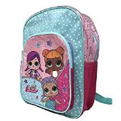 RRP £7.99 LOL SURPRISE 31 cm Glitter Backpack Leisure and Sportwear