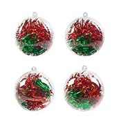 RRP £23.58 THE TWIDDLERS 48 Clear Baubles