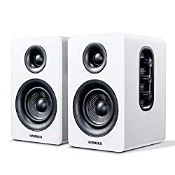 RRP £59.99 Sanyun SW208 3" Active Bluetooth 5.0 Bookshelf Speakers