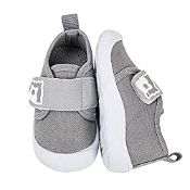 RRP £17.57 Baby Boys Girls First Walking Shoes Canvas Infant Toddler
